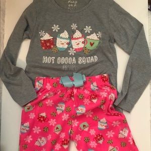 Girls Winter Pajama Set